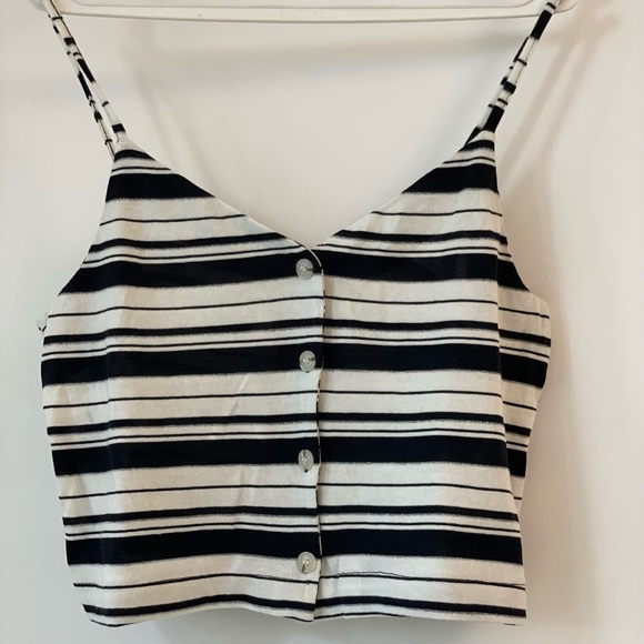 FLAT Rs.500/- H&M stripped crop top